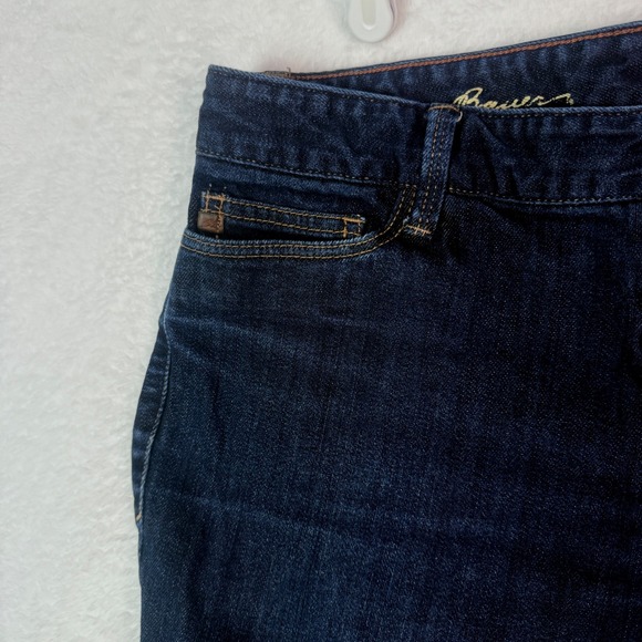 Eddie Bauer Women's Curvy Fit Slim Straight Dark Wash Jeans Size 6‎ - Picture 7 of 14